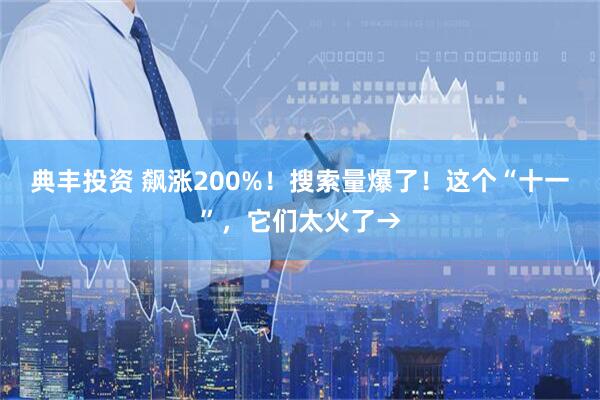 典丰投资 飙涨200%！搜索量爆了！这个“十一”，它们太火了→
