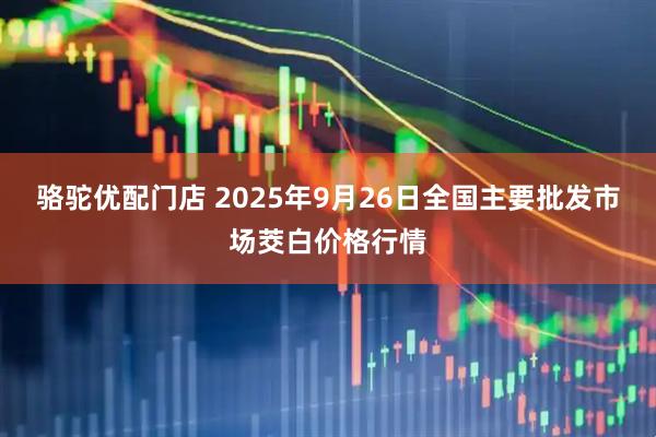 骆驼优配门店 2025年9月26日全国主要批发市场茭白价格行情